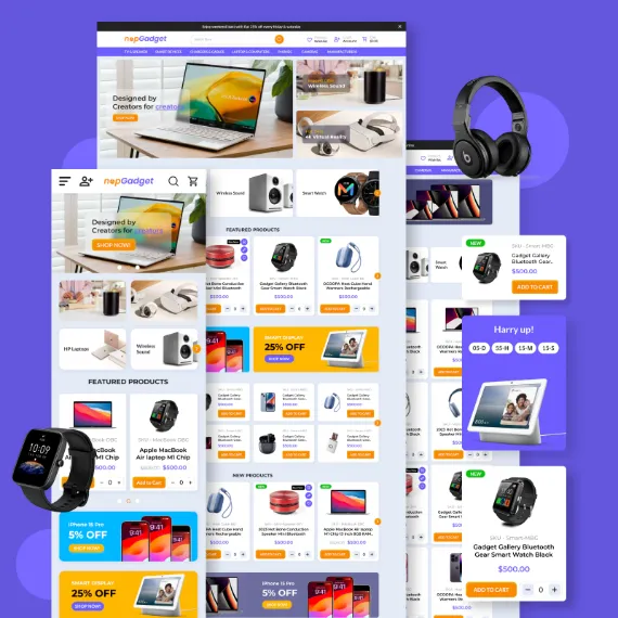 Picture of nopGadget Theme for nopCommerce