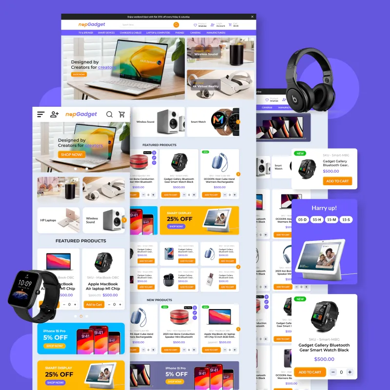 Picture of nopGadget Theme for nopCommerce