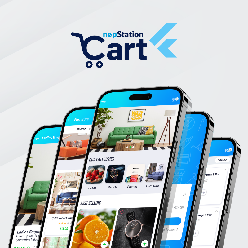 Picture of Android & iOS Flutter Mobile App with REST API for nopCommerce